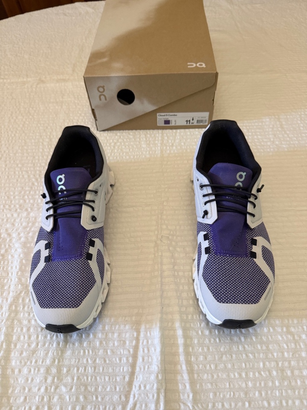 On Running Cloudnova Sneakers in Purple and White size 11W